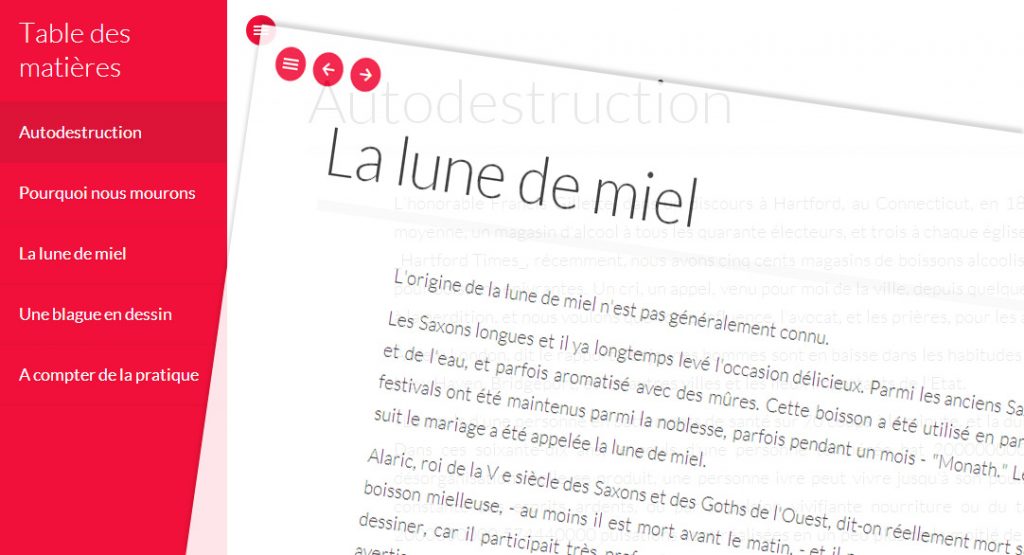 De la lecture en plein écran avec PageFlip 1