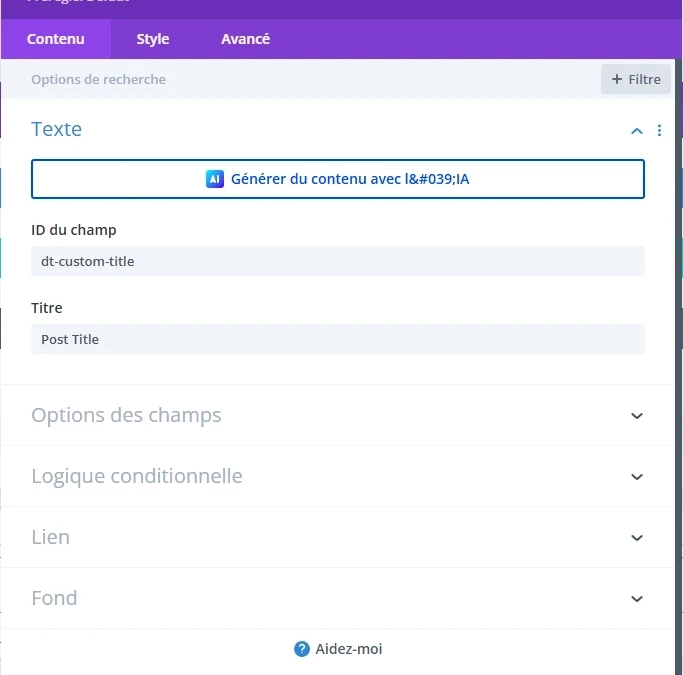 Comment inclure le titre de l'article/de la page dans le corps de l'e-mail du formulaire de contact